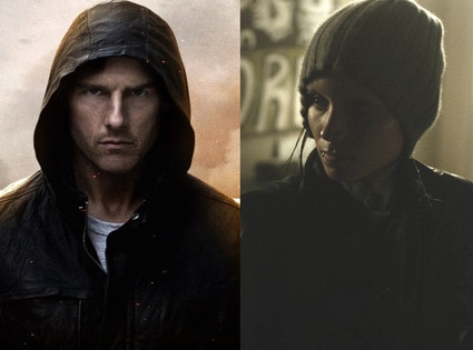 Tom Cruise, Mission Impossible, Rooney Mara, The Girl with the Dragon Tattoo Tom Cruise, Mission Impossible, Rooney Mara, The Girl with the Dragon Tattoo
