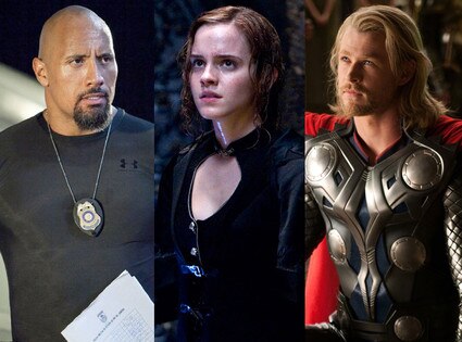 Thor, Harry Potter and Deathly Hallows 2, Fast Five Thor, Harry Potter and Deathly Hallows 2, Fast Five