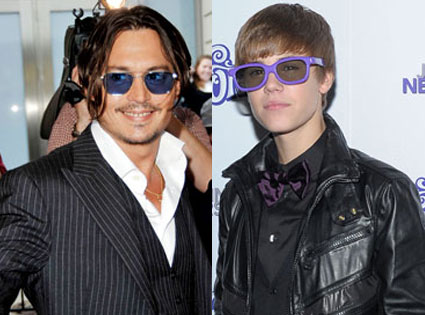 Justin Bieber, Johnny Depp Justin Bieber, Johnny Depp