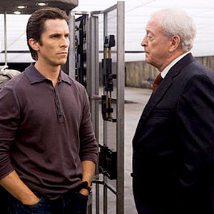 Michael Caine, Christian Bale, The Dark Knight Michael Caine, Christian Bale, The Dark Knight