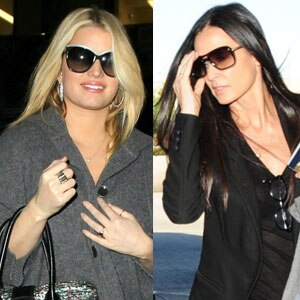 Demi Moore, Jessica Simpson Demi Moore, Jessica Simpson