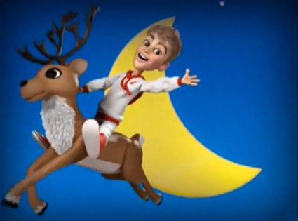 Justin Bieber's Comin' to Town as Santa's Little Cartoon Helper | E! News