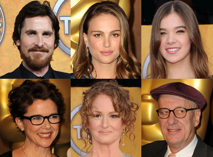 Natalie Portman, Annette Bening, Christian Bale, Geoffrey Rush, Melissa Leo, Hailee Steinfeld Natalie Portman, Annette Bening, Christian Bale, Geoffrey Rush, Melissa Leo, Hailee Steinfeld