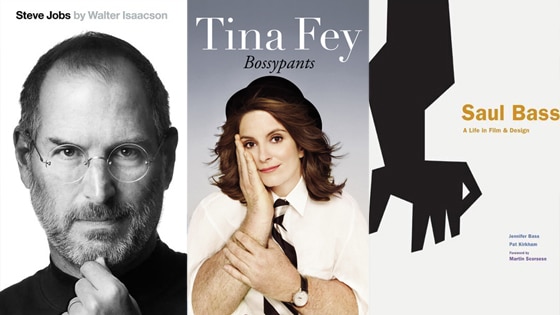 Steve Jobs, Bossypants, Saul Bass Steve Jobs, Bossypants, Saul Bass