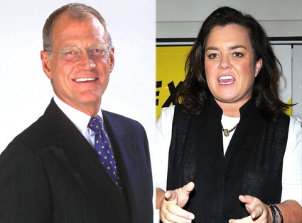 Rosie O'Donnel, David Letterman Rosie O'Donnel, David Letterman