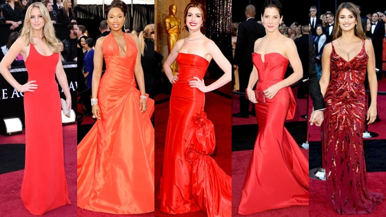 Jennifer Lawrence, Jennifer Hudson, Anne Hathaway, Sandra Bullock, Penelope Cruz Jennifer Lawrence, Jennifer Hudson, Anne Hathaway, Sandra Bullock, Penelope Cruz