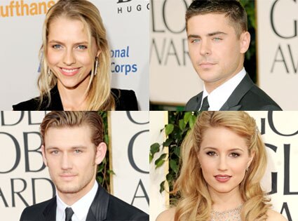 Teresa Palmer, Zach Efron, Alex Pettyfer, Dianna Agron Teresa Palmer, Zach Efron, Alex Pettyfer, Dianna Agron