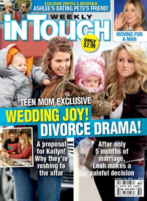 Kailyn, Leah, Teen Mom, InTouch Cover Kailyn, Leah, Teen Mom, InTouch Cover
