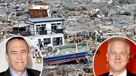 Japanese Disaster, Gilbert Gottfried, Glenn Beck Japanese Disaster, Gilbert Gottfried, Glenn Beck