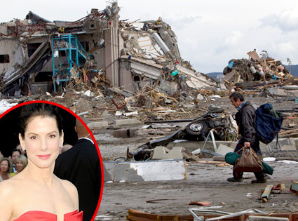 Image result for sandra bullock - haiti relief