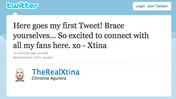 Christina Aguilera Twitter Christina Aguilera Twitter
