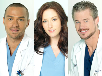 Jesse Williams, Chyler Leigh, Eric Dane Jesse Williams, Chyler Leigh, Eric Dane