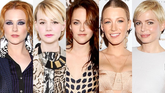 Evan Rachel Wood, Carey Mulligan, Kristen Stewart, Blake Lively, Michelle Williams Evan Rachel Wood, Carey Mulligan, Kristen Stewart, Blake Lively, Michelle Williams