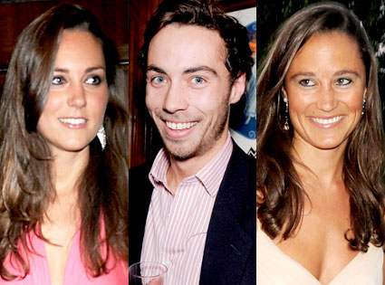Kate Middleton, James Middleton, Pippa Middleton Kate Middleton, James Middleton, Pippa Middleton