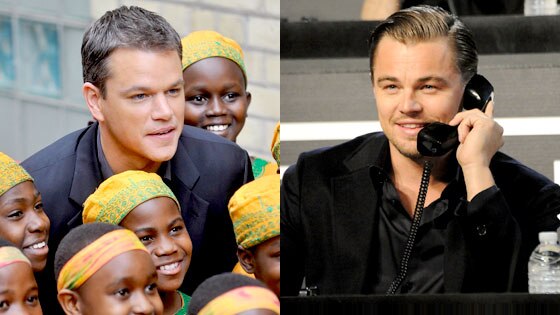 Matt Damon, Leonardo DiCaprio Matt Damon, Leonardo DiCaprio