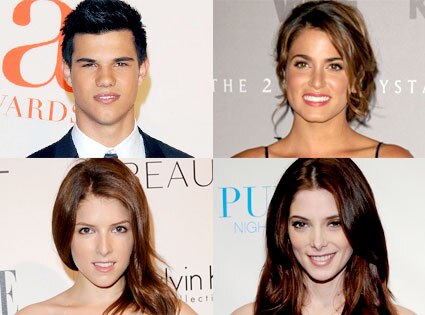 Taylor Lautner, Nikki Reed, Anna Kendrick, Ashley Greene Taylor Lautner, Nikki Reed, Anna Kendrick, Ashley Greene