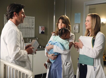 Greys Anatomy, Parick Dempsey, Ellen Pompeo, Jessica Chapshaw Greys Anatomy, Parick Dempsey, Ellen Pompeo, Jessica Chapshaw