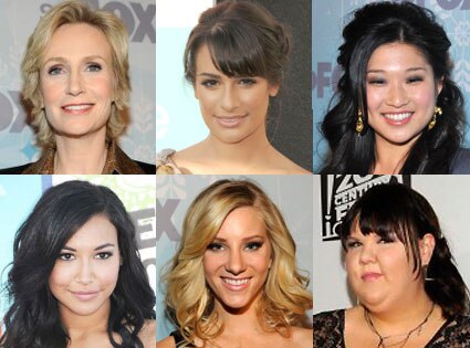 lea michele, heather morris, naya rivera, ashley fink, jane lynch, jenna ushkowitz lea michele, heather morris, naya rivera, ashley fink, jane lynch, jenna ushkowitz