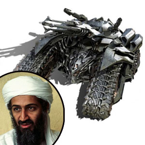 Osama Bin Laden, Transformer Megatron Osama Bin Laden, Transformer Megatron