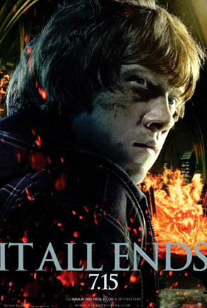 Rupert Grint, Harry Potter It All Ends Poster Rupert Grint, Harry Potter It All Ends Poster