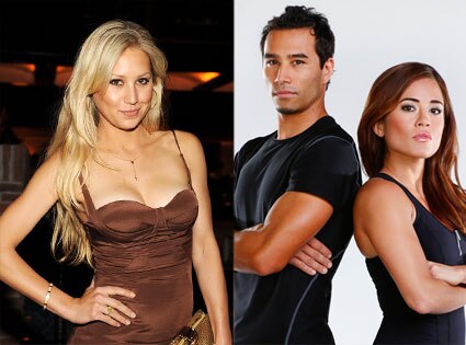 Brett Hoebel, Cara Castronuova, Anna Kournikova Brett Hoebel, Cara Castronuova, Anna Kournikova