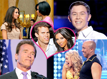 Kate Middleton, Michelle Obama, Scotty McCreery, Arnold Schwarzenegger, Hines Ward, Kym Johnson, Kim Kardashian, Kris Humphries Kate Middleton, Michelle Obama, Scotty McCreery, Arnold Schwarzenegger, Hines Ward, Kym Johnson, Kim Kardashian, Kris Humphries