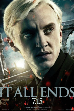 Tom Felton, Harry Potter, It All Ends Poster Tom Felton, Harry Potter, It All Ends Poster