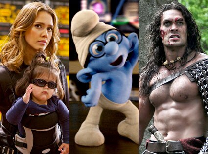 Spy Kids 4, The Smurfs, Conan the Barbarian Spy Kids 4, The Smurfs, Conan the Barbarian