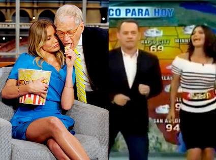Cameron Diaz, David Letterman, Tom Hanks Cameron Diaz, David Letterman, Tom Hanks