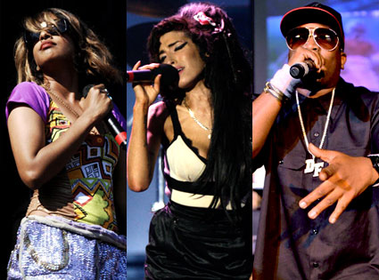 M.I.A., Big Boi, Amy Winehouse M.I.A., Big Boi, Amy Winehouse