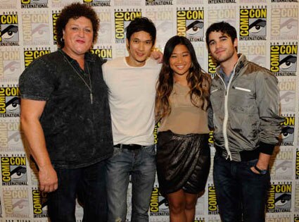 Glee Cast, Comic-Con, Jenna Ushkowitz, Dot Marie Jones, Harry Shum Jr., Darren Criss Glee Cast, Comic-Con, Jenna Ushkowitz, Dot Marie Jones, Harry Shum Jr., Darren Criss