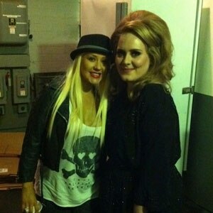 Christina Aguilera, Adele, Twitter Christina Aguilera, Adele, Twitter