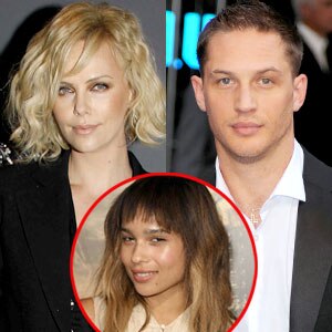 Charlize Theron, Tom Hardy, Zoe Kravitz Charlize Theron, Tom Hardy, Zoe Kravitz