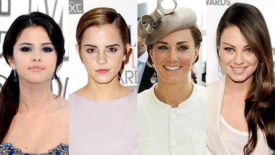 Selena Gomez, Emma Watson, Kate Middleton, Mila Kunis, Queens of Summer Selena Gomez, Emma Watson, Kate Middleton, Mila Kunis, Queens of Summer