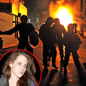 London Riot, Kristen Stewart London Riot, Kristen Stewart