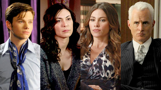 Chris Colfer, Michelle Forbes, Sofia Vergara, John Slattery Chris Colfer, Michelle Forbes, Sofia Vergara, John Slattery
