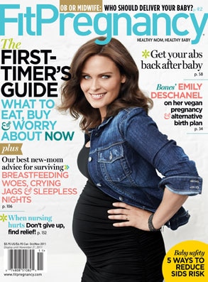 Emily Deschanel, Fit Pregnancy Cover Emily Deschanel, Fit Pregnancy Cover