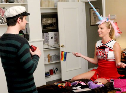GLEE, Heather Morris, Chris Colfer GLEE, Heather Morris, Chris Colfer