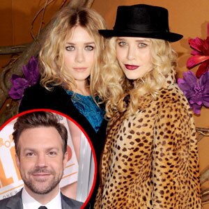 Jason Sudeikis, Mary-Kate Olsen, Ashley Olsen Jason Sudeikis, Mary-Kate Olsen, Ashley Olsen