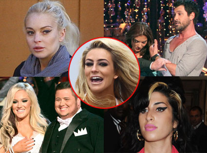 Chaz Bono, Lacey Schwimmer,Courtney Stodden, Lindsay Lohan, Amy Winehouse, Hope Solo, Maksim Chmerkovskiy Chaz Bono, Lacey Schwimmer,Courtney Stodden, Lindsay Lohan, Amy Winehouse, Hope Solo, Maksim Chmerkovskiy