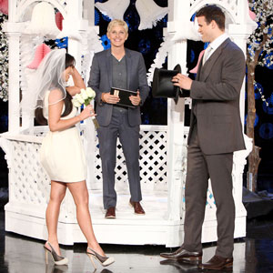Kim Kardashian, Kris Humphries, Ellen DeGeneres Show Kim Kardashian, Kris Humphries, Ellen DeGeneres Show