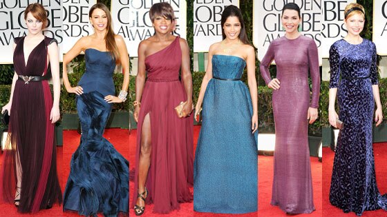 Viola Davis, Julianna Margulies, Sofia Vergara, Frieda Pinto, Michelle Williams, Emma Stone Viola Davis, Julianna Margulies, Sofia Vergara, Frieda Pinto, Michelle Williams, Emma Stone