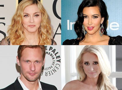 Kim Richards, Madonna, Kim Kardashian, Alexander Skarsgard Kim Richards, Madonna, Kim Kardashian, Alexander Skarsgard