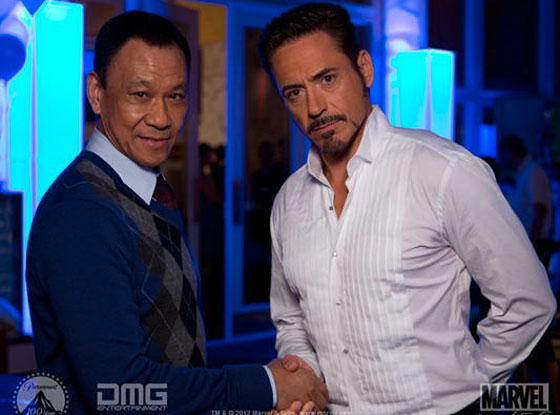 Robert Downey Jr., Wang Xuequi Robert Downey Jr., Wang Xuequi