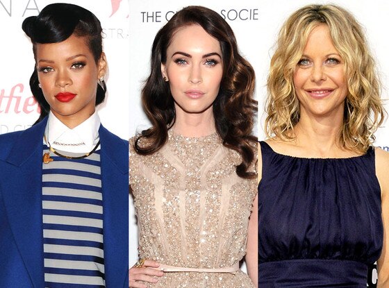 Rihanna, Meg Ryan, Megan Fox Rihanna, Meg Ryan, Megan Fox