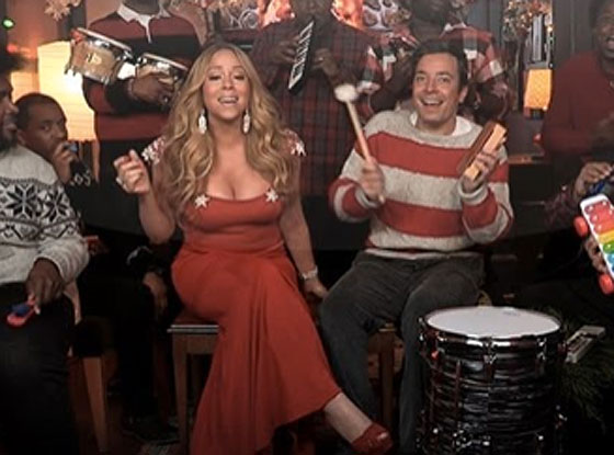 Mariah Carey, Jimmy Fallon Mariah Carey, Jimmy Fallon