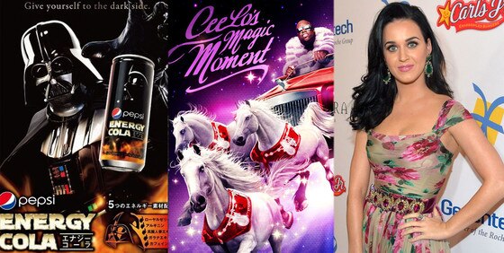 Darth Vader Pepsi, Cee Lo's holiday album cover, Katy Perry Darth Vader Pepsi, Cee Lo's holiday album cover, Katy Perry