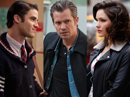 Timothy Olyphant, Justified Katharine McPhee, Smash Darren Criss, Glee Timothy Olyphant, Justified Katharine McPhee, Smash Darren Criss, Glee