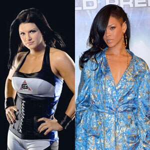 Rihanna, Gina Carano Rihanna, Gina Carano