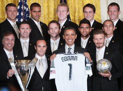 Barack Obama, David Beckham Barack Obama, David Beckham